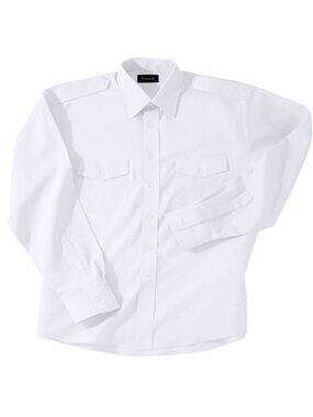 Edwards 1262 Garment Men's Long Sleeve Demanding Shirt - White